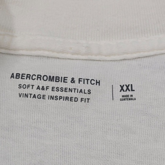 Abercrombie & Fitch Shirt Mens XXL Cream Graphic Budweiser Racing Cars - Picture 4 of 10